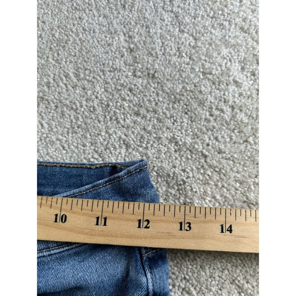 Jordache Girls Jeans Size 12 Medium‎ Enzyme Straight Fit Adjustable Waist